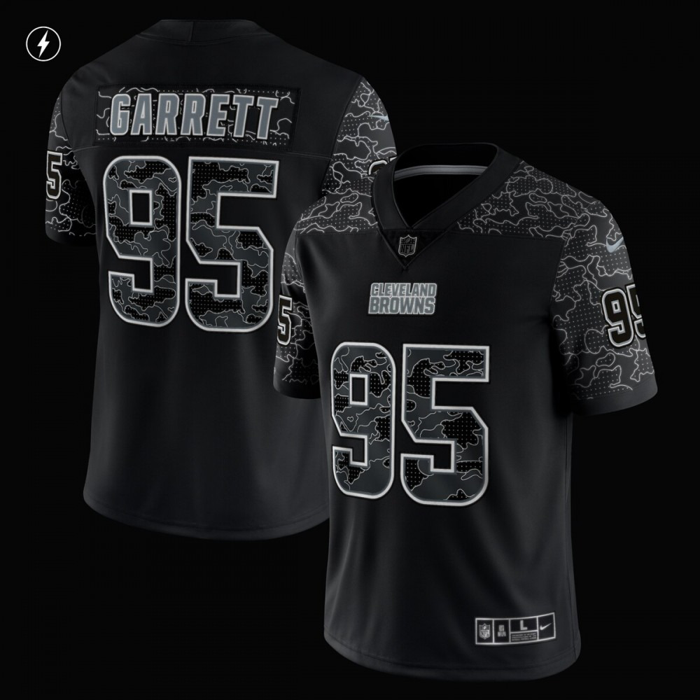 Myles Garrett Cleveland Browns Nike RFLCTV Limited Jersey - Black-GridironStore